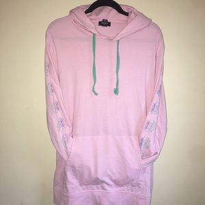 Pink Palm Tree Hoodie